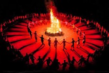 lửa trại tại thanh lâm